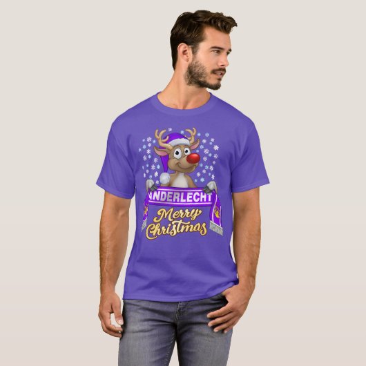 Rudolf met FanSjaal Anderlecht Tシャツ (正面フル)