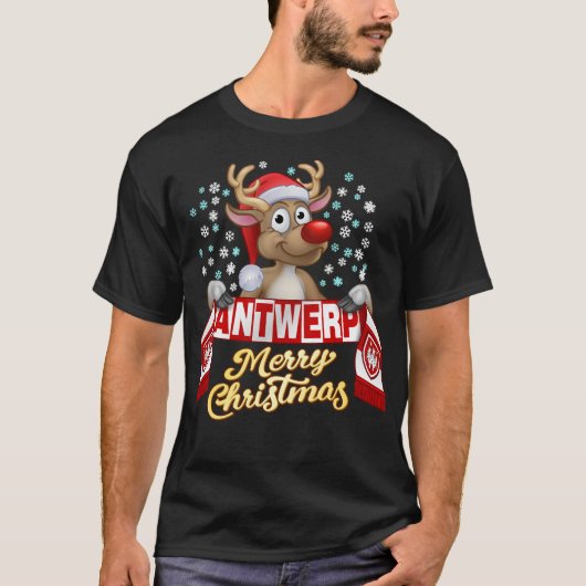 Rudolf met FanSjaal Antwerp  Tシャツ (正面)