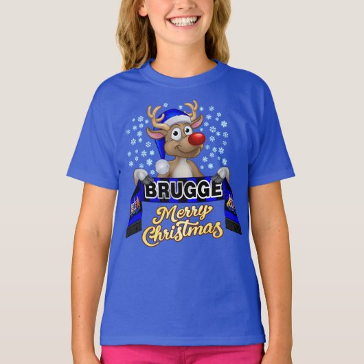 Rudolf met FanSjaal Brugge Tシャツ (正面)