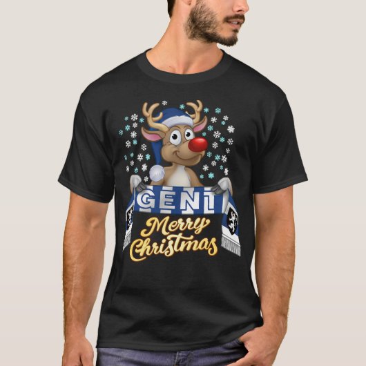 Rudolf met FanSjaal Gent Tシャツ (正面)