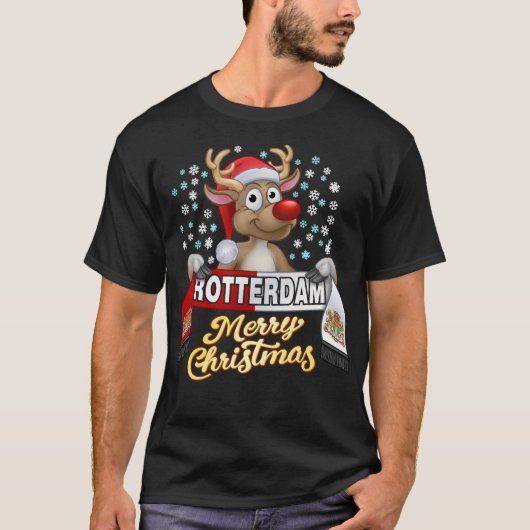 Rudolf met FanSjaal Rotterdam Tシャツ (正面)