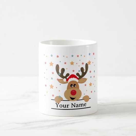 Rudolf Weihnachten Tasse コーヒーマグカップ (中央)