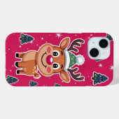 Rudolph赤い鼻トナカイiPhone / iPadケース Case-Mate iPhoneケース (裏面 (横))