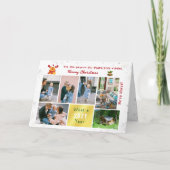 Rudolph おもしろい 7枚引っ越しましたかわいい シーズンカード (正面)