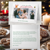 Rudolph Oh鹿おもしろいメリークリスマス写真かわいい カード