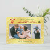 Rudolph Oh Deerおもしろい引っ越しました3枚の写真ゴールデン シーズンカード (スタンド正面)