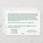 Rudolph Oh Deerおもしろい引っ越しました5枚の写真ゴールデン シーズンカード (裏面)