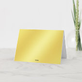 Rudolph Oh Deerおもしろい引っ越しました6枚の写真ゴールデン カード (裏面)