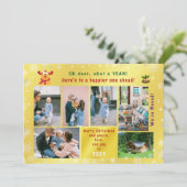 Rudolph Oh Deerおもしろい引っ越しました6枚の写真ゴールデン シーズンカード (スタンド正面)