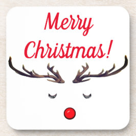 Rudolph Plastic, Set of 6, Plastic Coasters コースター