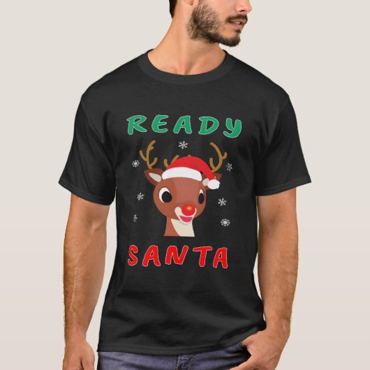 Rudolph Red Nose Reindeer Tシャツ (正面)