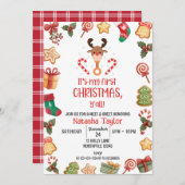 Rudolph Reindeer, CHRISTMASベビーMeet & Greet 招待状 (正面/裏面)