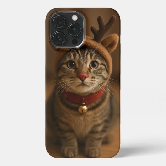 Rudolph the Cat iPhone 13 Pro Max Case iPhoneケース (裏面)