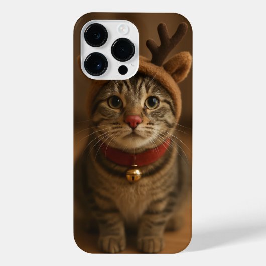 Rudolph the Cat iPhone 14 Pro Max Case iPhoneケース (裏面)