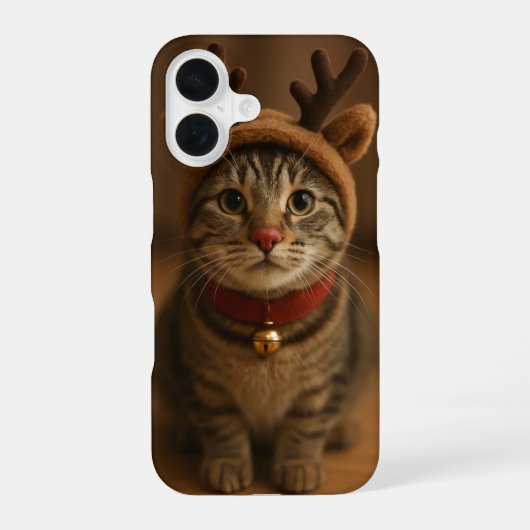 Rudolph the Cat iPhone 16 Case 16ケース (裏面)