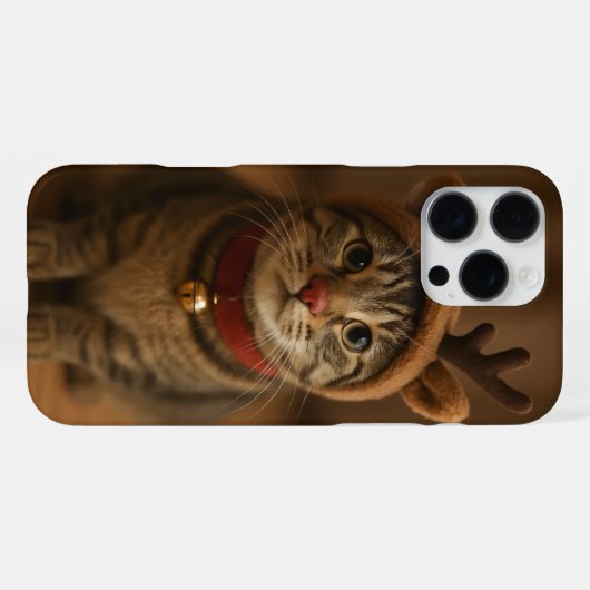 Rudolph the Cat iPhone 16 Pro Max Case iPhoneケース (裏面横)
