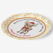Rudolph the Red Nose ペーパープレート (アングル)