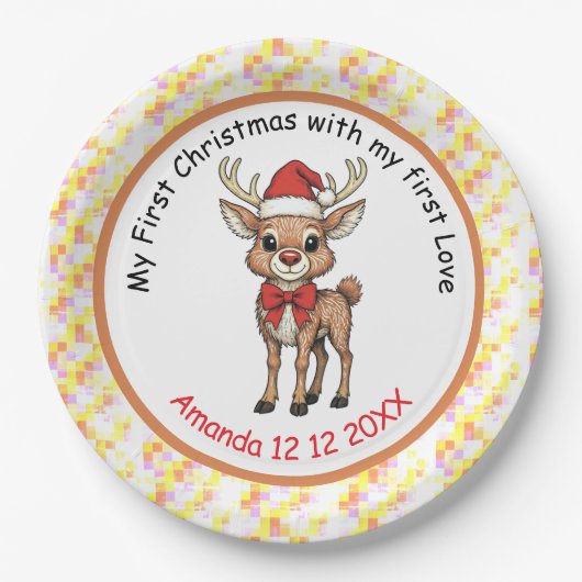 Rudolph the Red Nose ペーパープレート (正面)