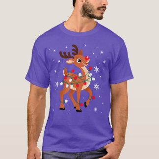 Rudolph The Red Nose Reindeer for Kids and Christm Tシャツ