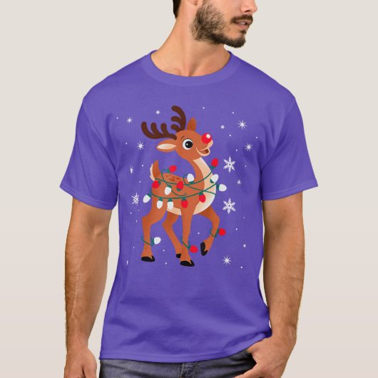Rudolph The Red Nose Reindeer for Kids and Christm Tシャツ (正面)