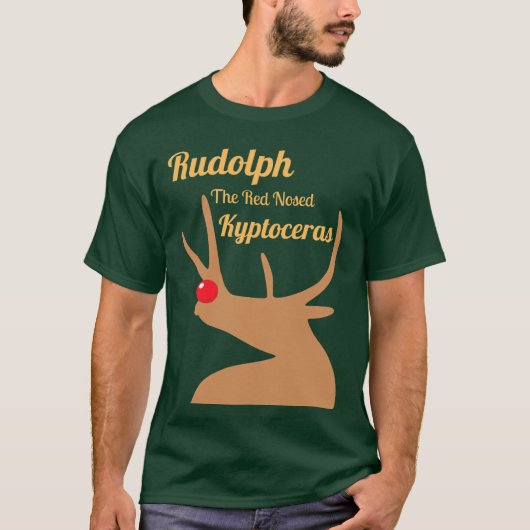 Rudolph The Red Nosed Kyptoceras T-Shirt Tシャツ (正面)