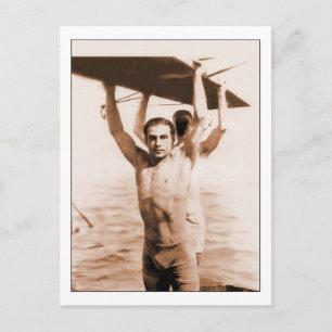 Rudolph Valentinoの水着ヴィンテージ写真 ポストカード