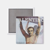 Rudolph Valentino: www.AriesArtist.com マグネット (正面/裏面)