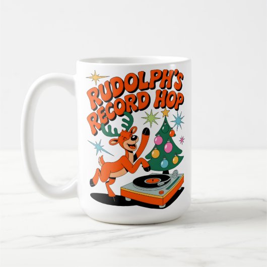 Rudolph's Record Hop コーヒーマグカップ (左)