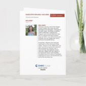 Rudolph's Sparkly Antlers - KidsArt for CHOC カード (裏面)