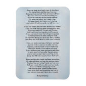 Rudyard もし Kiplingによる マグネット (縦)