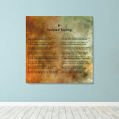 Rudyard もし Kipling on Carina キャンバスプリント (インサイチュ (ウッドフロア))