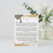 Rudyard Kiplingによるもし卒業式バカロレア ポストカード (スタンド正面)