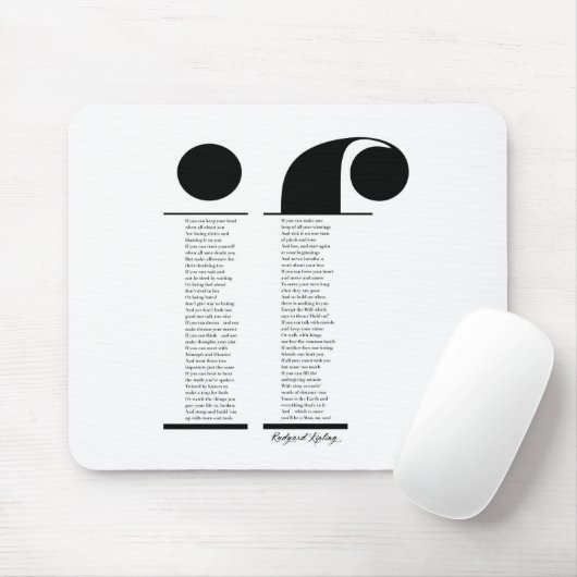 Rudyard Kiplingもし著 マウスパッド (マウス)