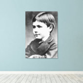 Rudyard Kipling, c.1870 キャンバスプリント (インサイチュ (ウッドフロア))