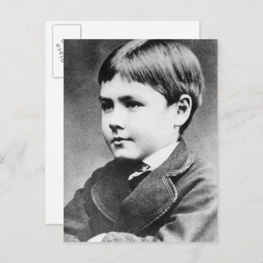 Rudyard Kipling, c.1870 ポストカード (正面/裏面)