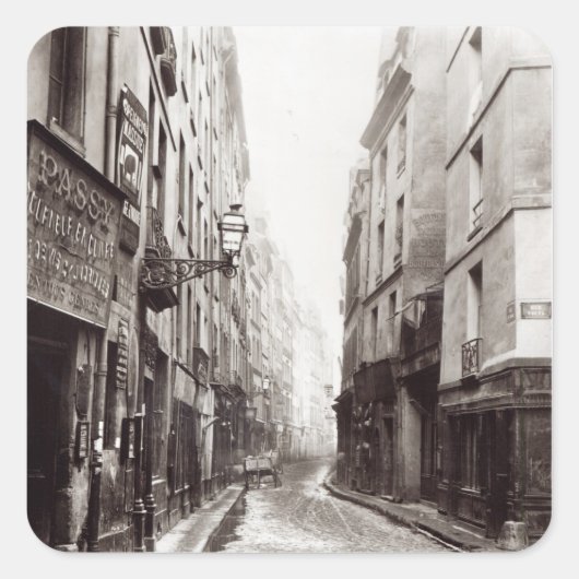 Rue Aumaire, the Rue Volta, Paris, 1858-78 スクエアシール (正面)