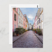 Rue Cremieuxの色の家 – パリ ポストカード (正面/裏面)