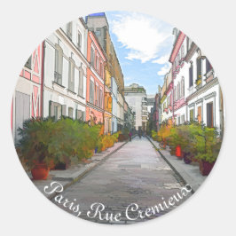 Rue Cremieuxの色の家 – パリ ラウンドシール