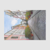 Rue Cremieuxの色の家 – パリ 薄葉紙 (正面)