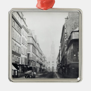 Rue de la Chaussee-d'Antin、パリ1858-78年 メタルオーナメント