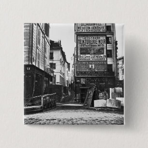 Rue de la Colombe、パリ1858-78年 缶バッジ