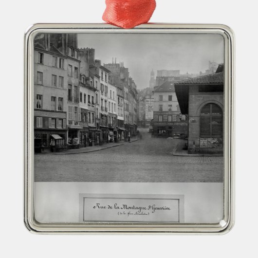 Rue de la Montagne Sainte-Genevieve、パリ メタルオーナメント (正面)