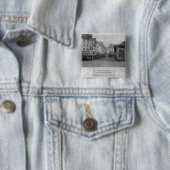 Rue de la Montagne Sainte-Genevieve、パリ 缶バッジ (インサイチュ)