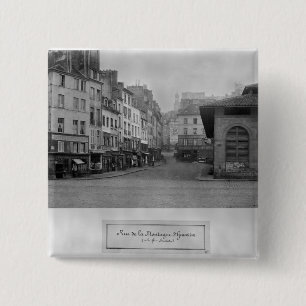 Rue de la Montagne Sainte-Genevieve、パリ 缶バッジ