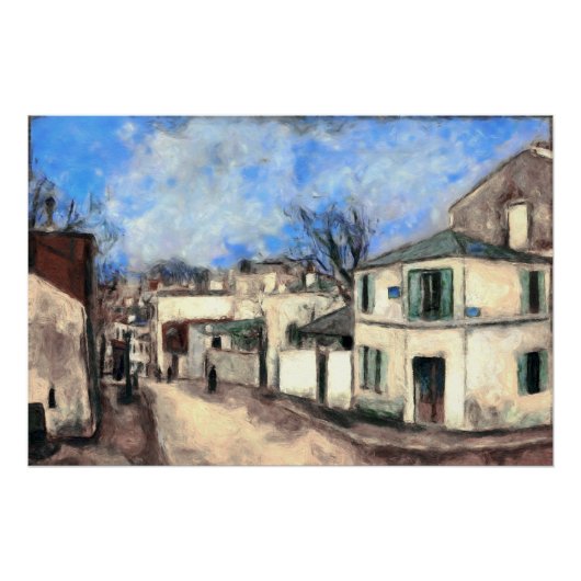 Rue de l'abreuvoir à Paris.  ポスター (正面)