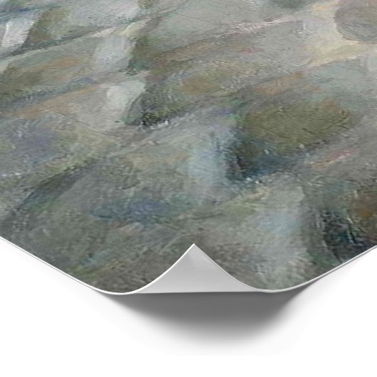 Rue de Paris, temps de pluie by Gustave Caillebott ポスター (角)