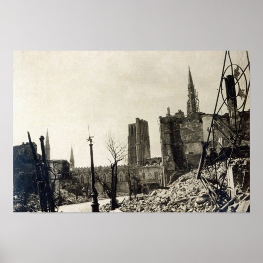 Rue de VilleのYpres、1915年6月 ポスター (正面)