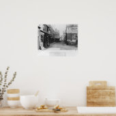 Rue Deskartes, from the Rue Moffetard, Paris ポスター (キッチン)