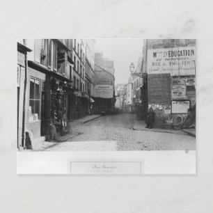 Rue Deskartes, from the Rue Moffetard, Paris ポストカード