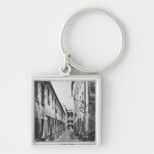 Rue du FerMoulin、パリ1858-78年 キーホルダー